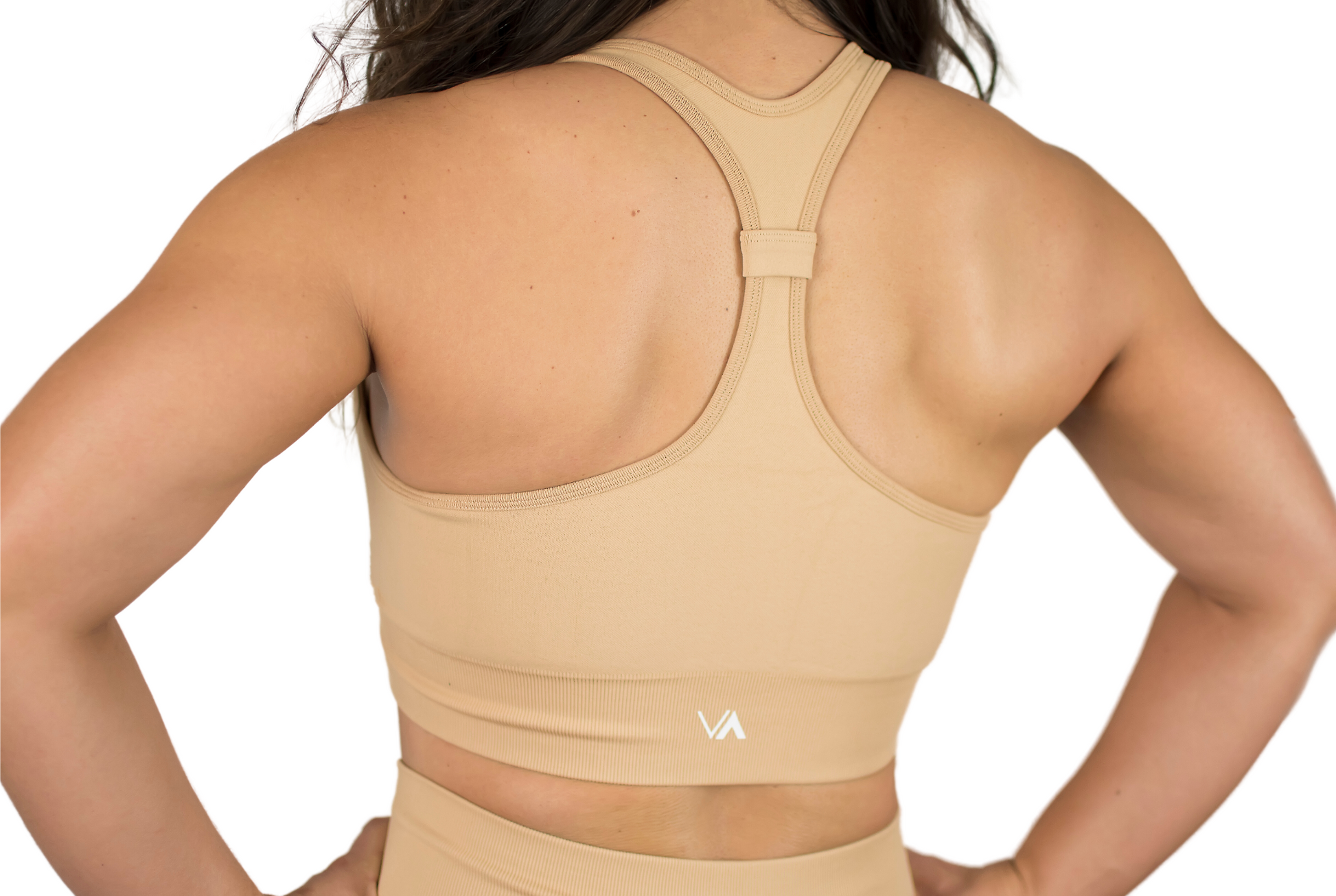 Butte Racer Back Bra- Nude