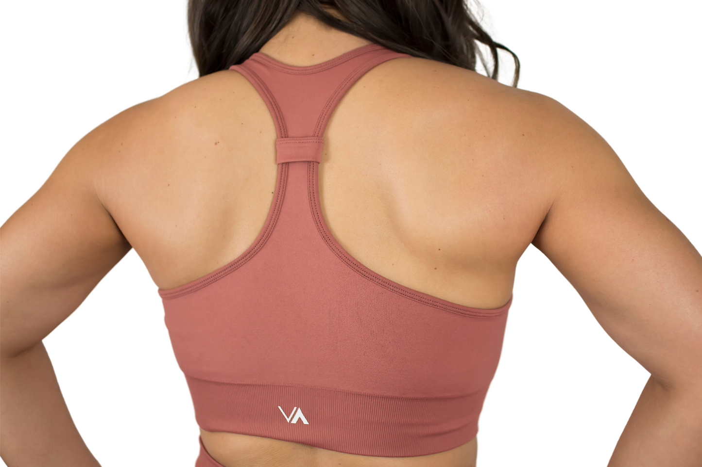 Butte Racer Back Bra- Rose