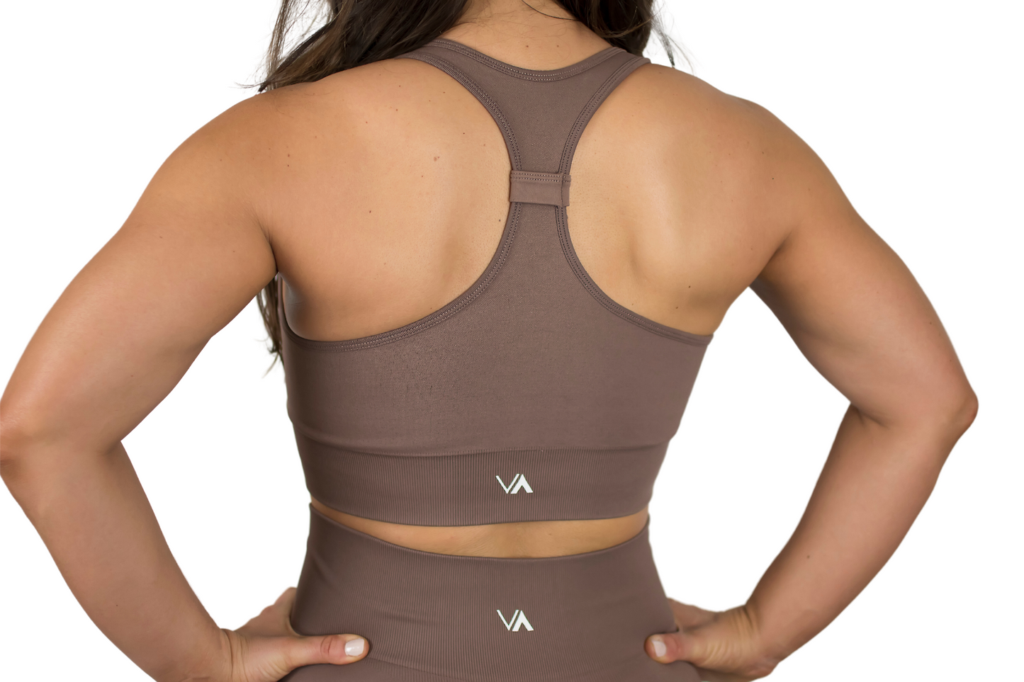 Butte Racer Back Bra- Chocolate