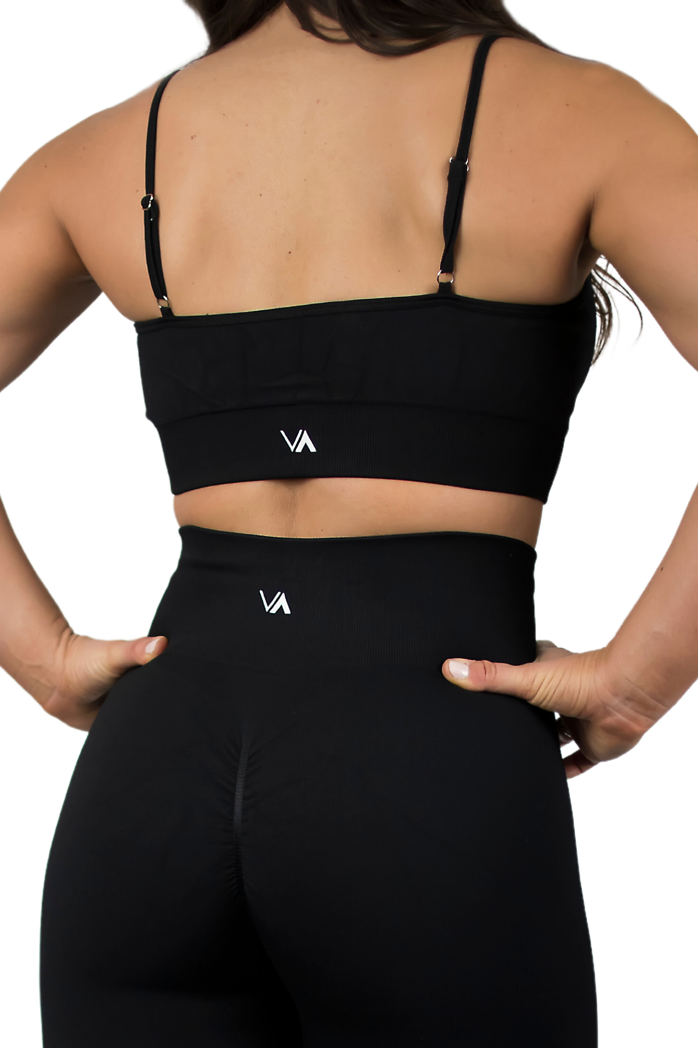 Butte Spaghetti Strap Bra- Black