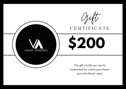 Valley Athletica Gift Certificate